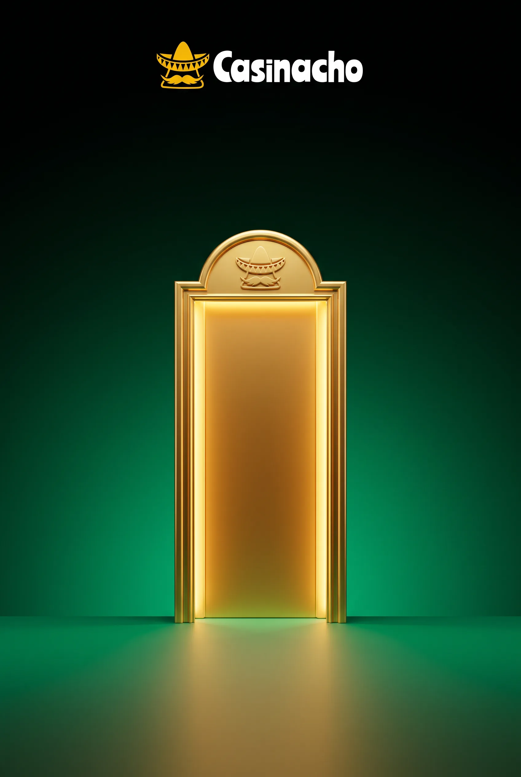 Porta dorata di Casinacho Casino per la registrazione